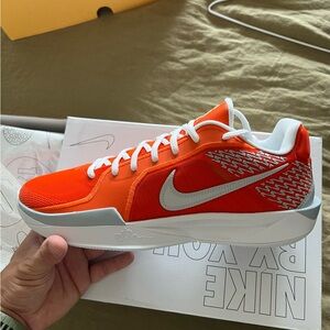 Custom Orange Nike Sabrina 2 Basketball Shoes